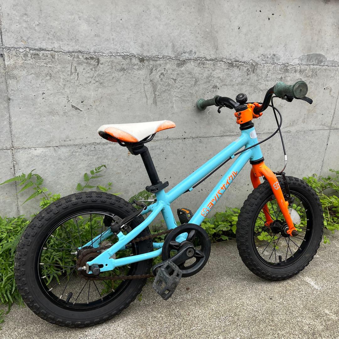 ヨツバサイクル　14インチ　ラムネブルー　東京多摩地区より