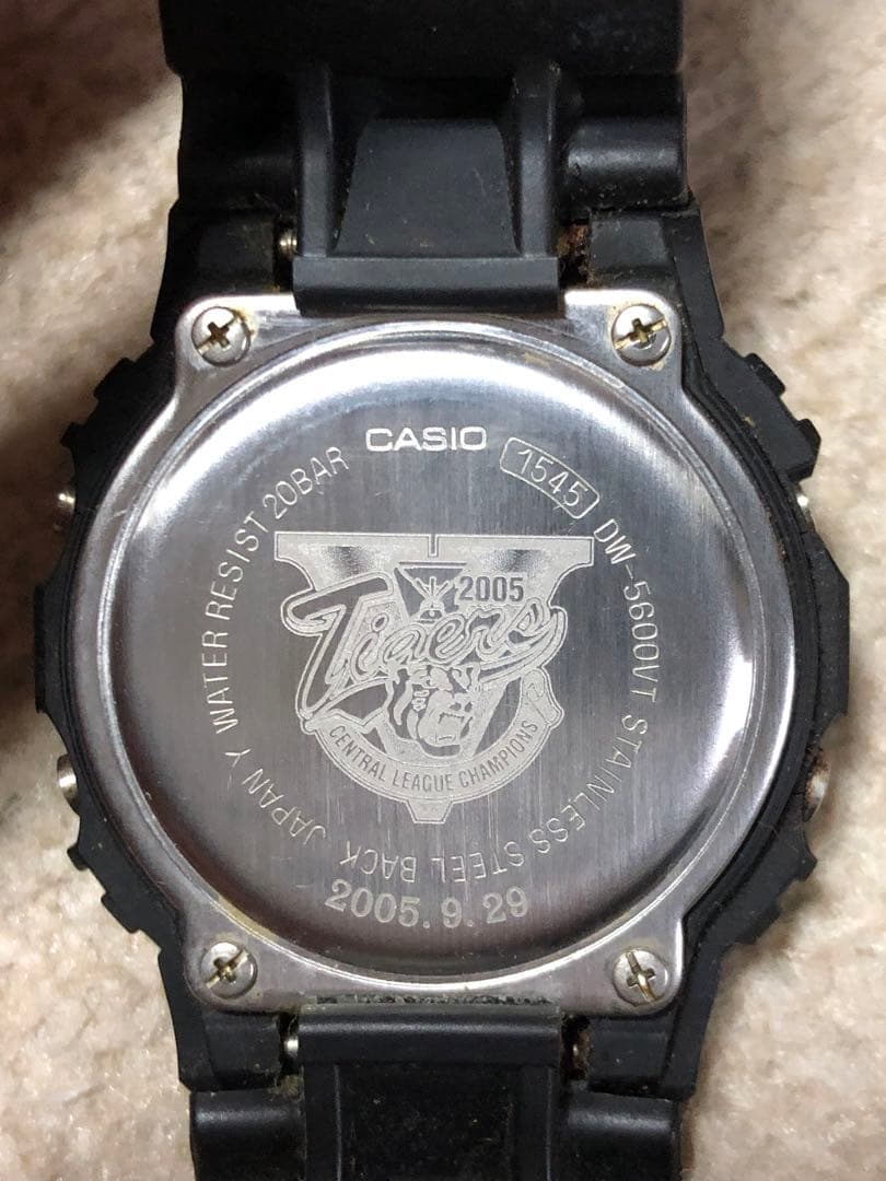 阪神タイガース2005優勝 CASIO Ｇショック DW-5600VT