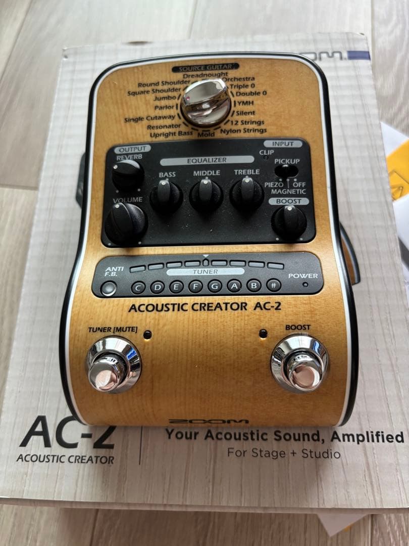 ZOOM AC-2 アコースティックエフェクター