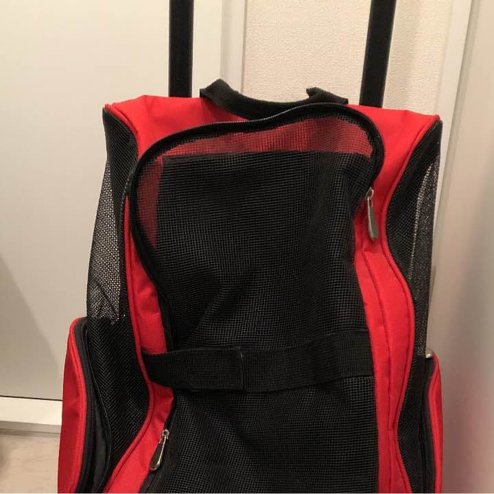 ワン子用キャリーバック、リックにもなります。両サイドポケット大有り。