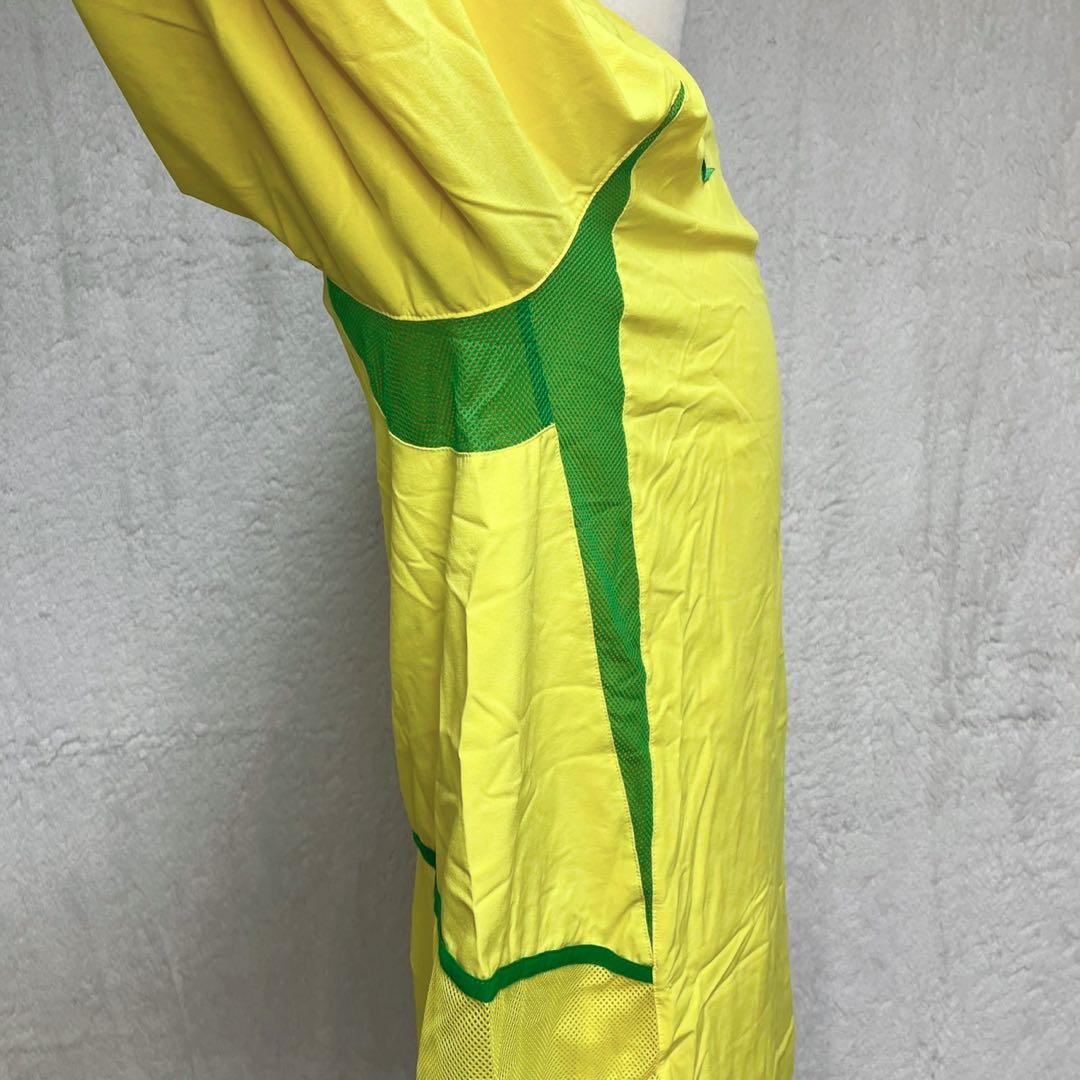 希少 日韓W杯 ブラジル プレーヤー支給 2レイヤー オーセンティック 長袖 L