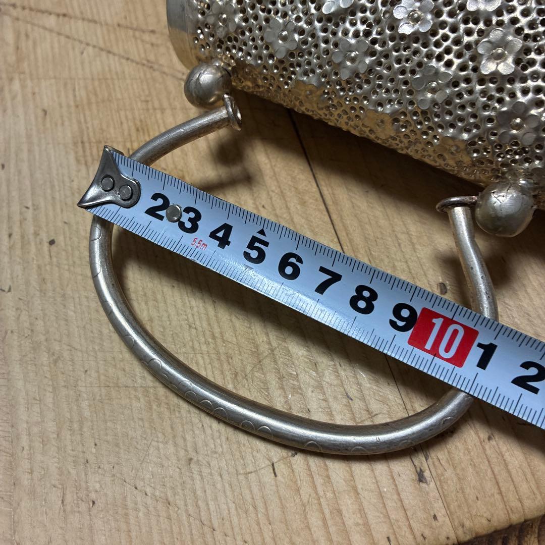 ビンテージ　銀細工　バック