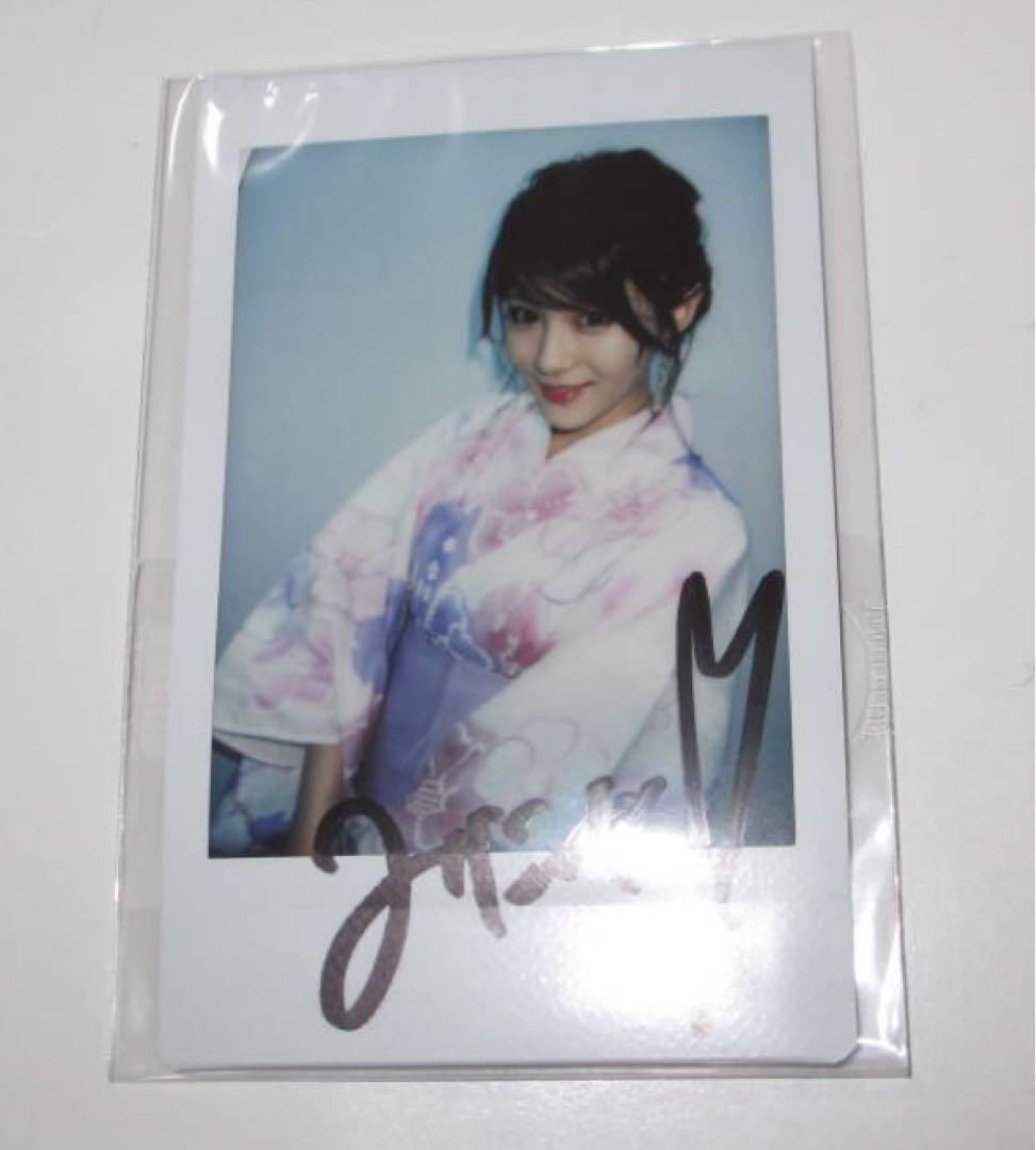 相沢みなみ　直筆サインチェキ　浴衣