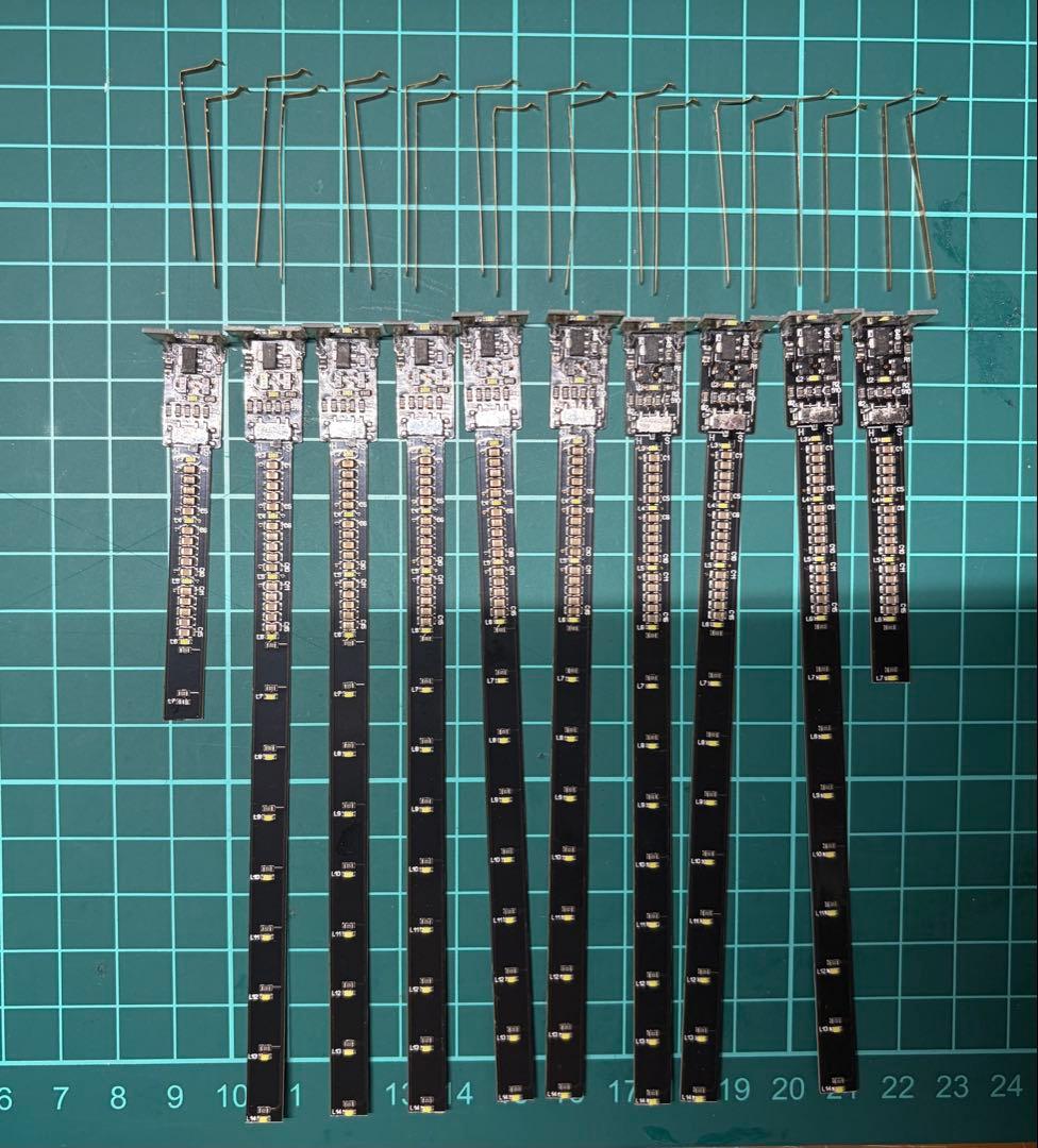 ポポンデッタ　室内灯 Cタイプ 青白色　10本　KATO用