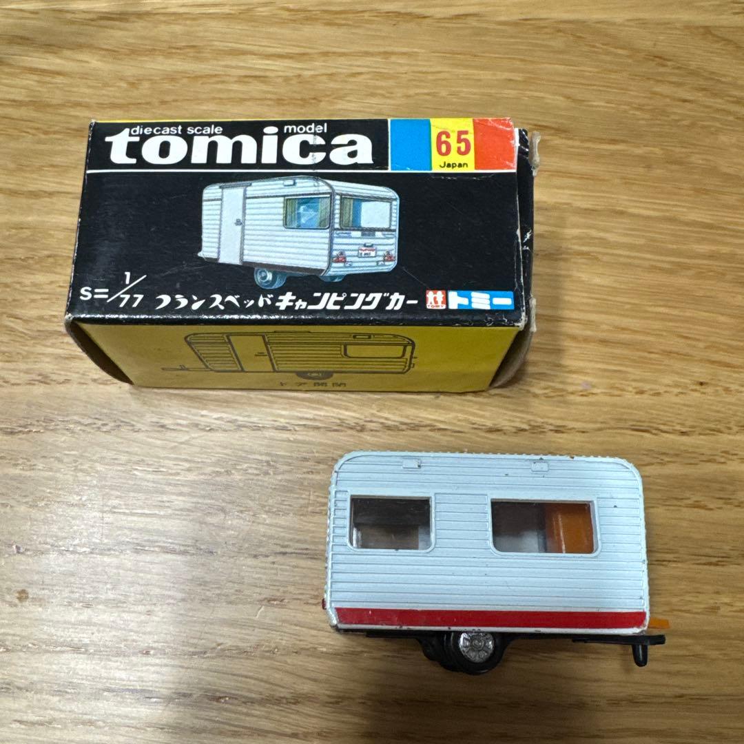 トミカ 日本製 黒箱 65-1-3 フランスベッド キャンピングカー