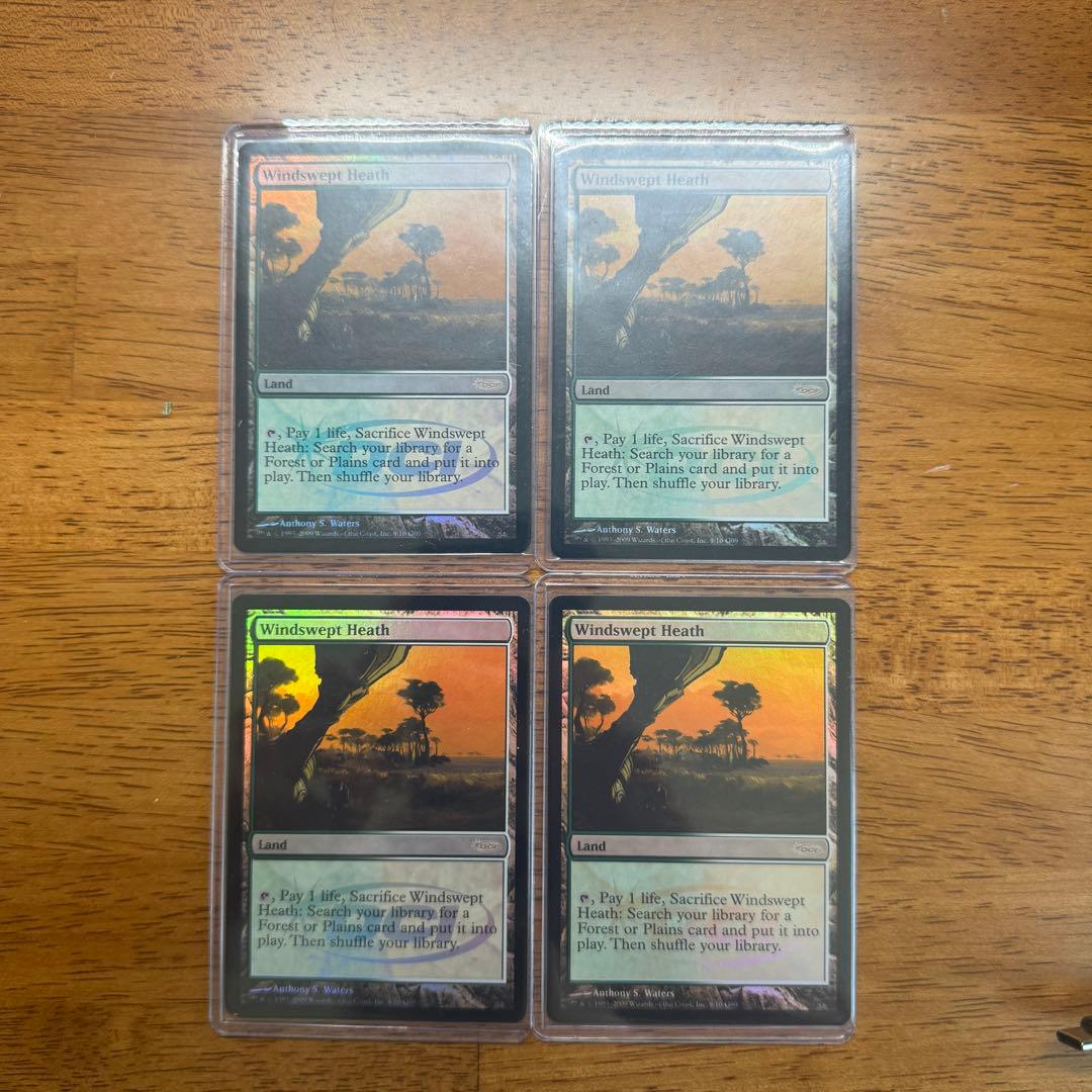 吹きさらしの荒野 judge報酬 foil 4枚セット