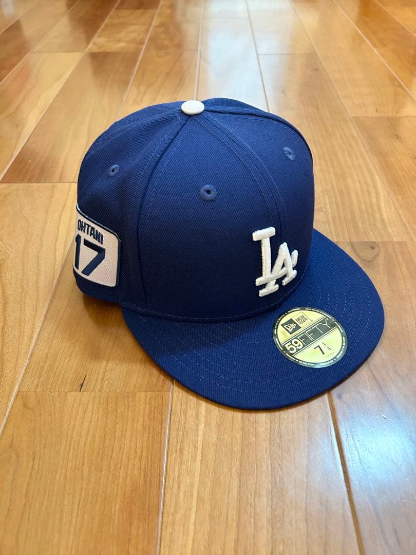新品 ドジャース ニューエラ59FIFTYキャップOhtani 17パッチ