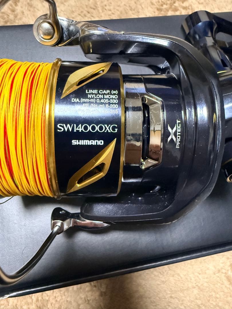 SHIMANO ステラ SW14000XG ゴメクサス製ノブ変更
