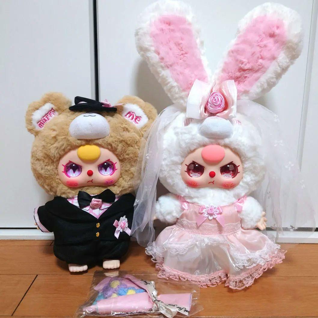 【最終値下げ！】Babythree　400%　ウェディング　白兎夫婦