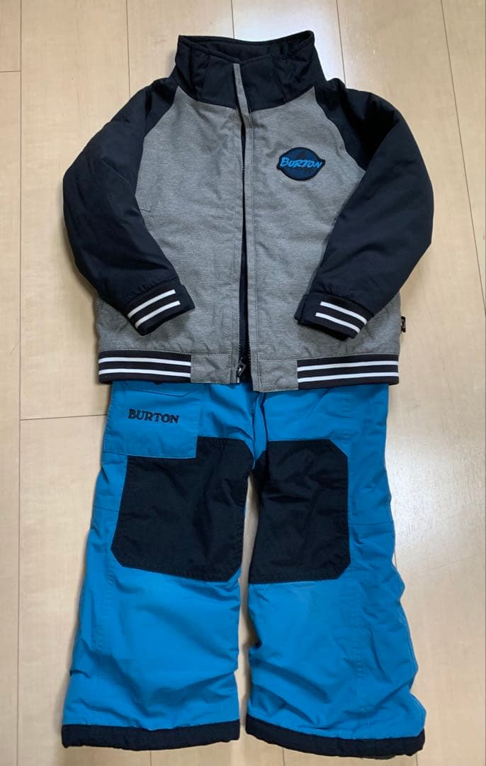 BURTON スノーウェア 3T グレー/青