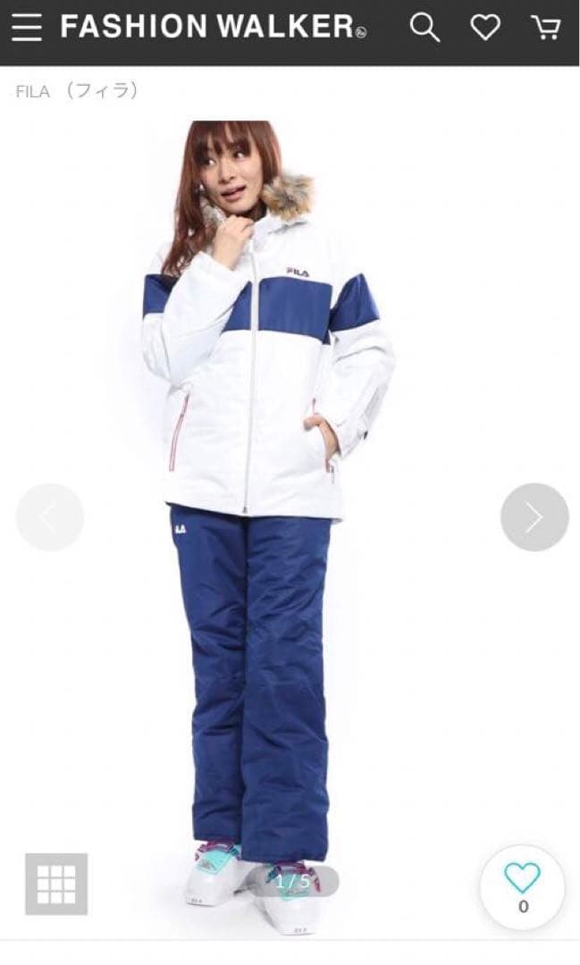 FILA スキーウェア レディース S