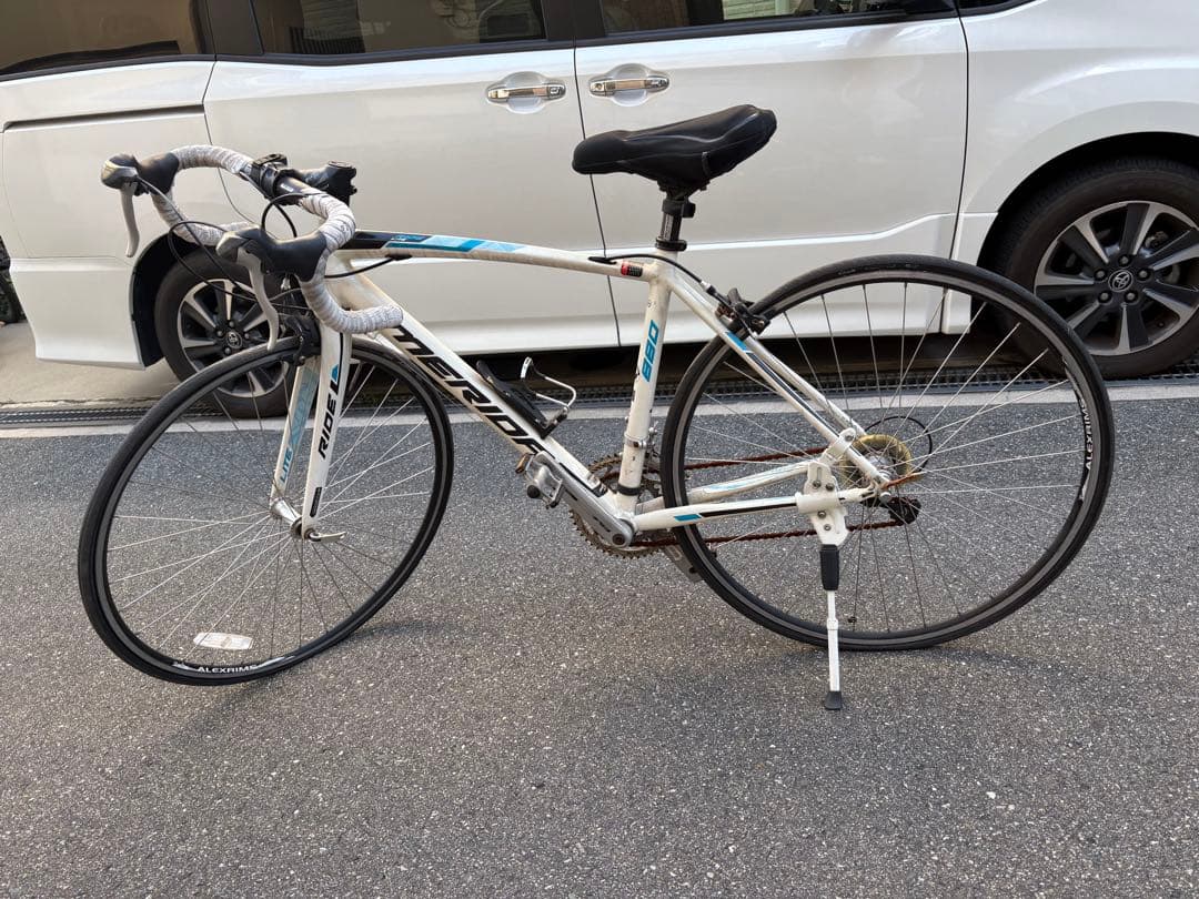 MERIDA Ride liteロードバイク ホワイト/ブルー