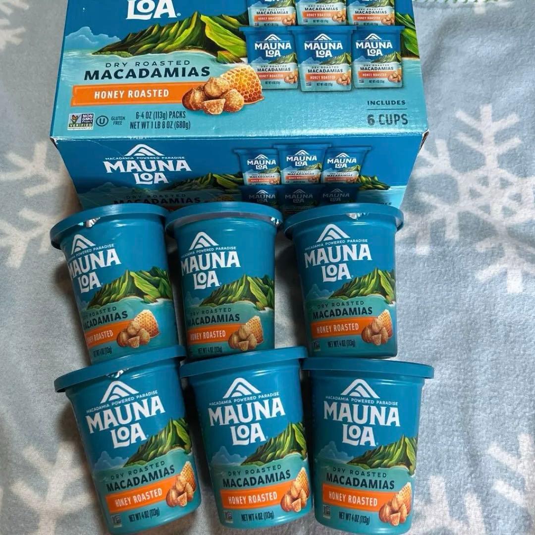 ハワイ　マウナロア　マカダミアナッツ　ハニーロースト　6個
