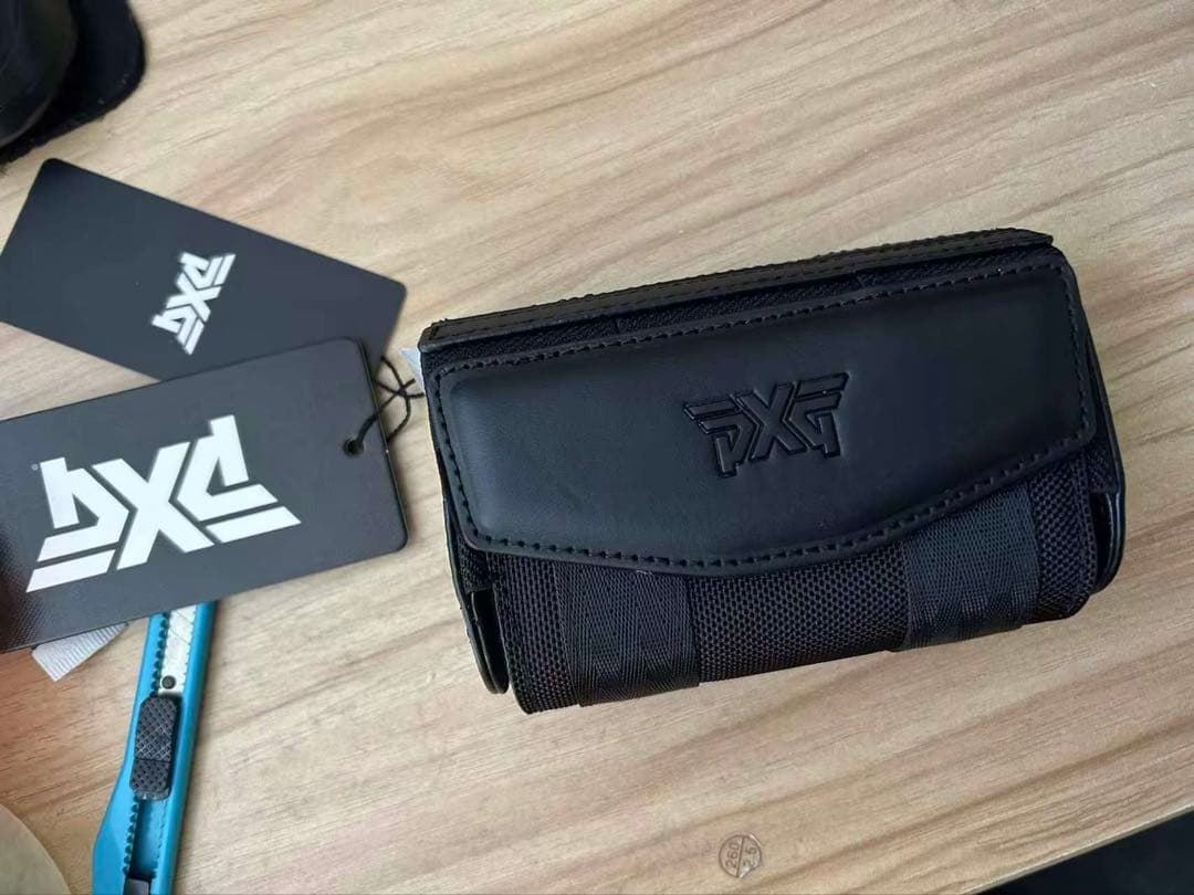 26PXG ゴルフポーチ ウエストバッグポーチ ブラック人気