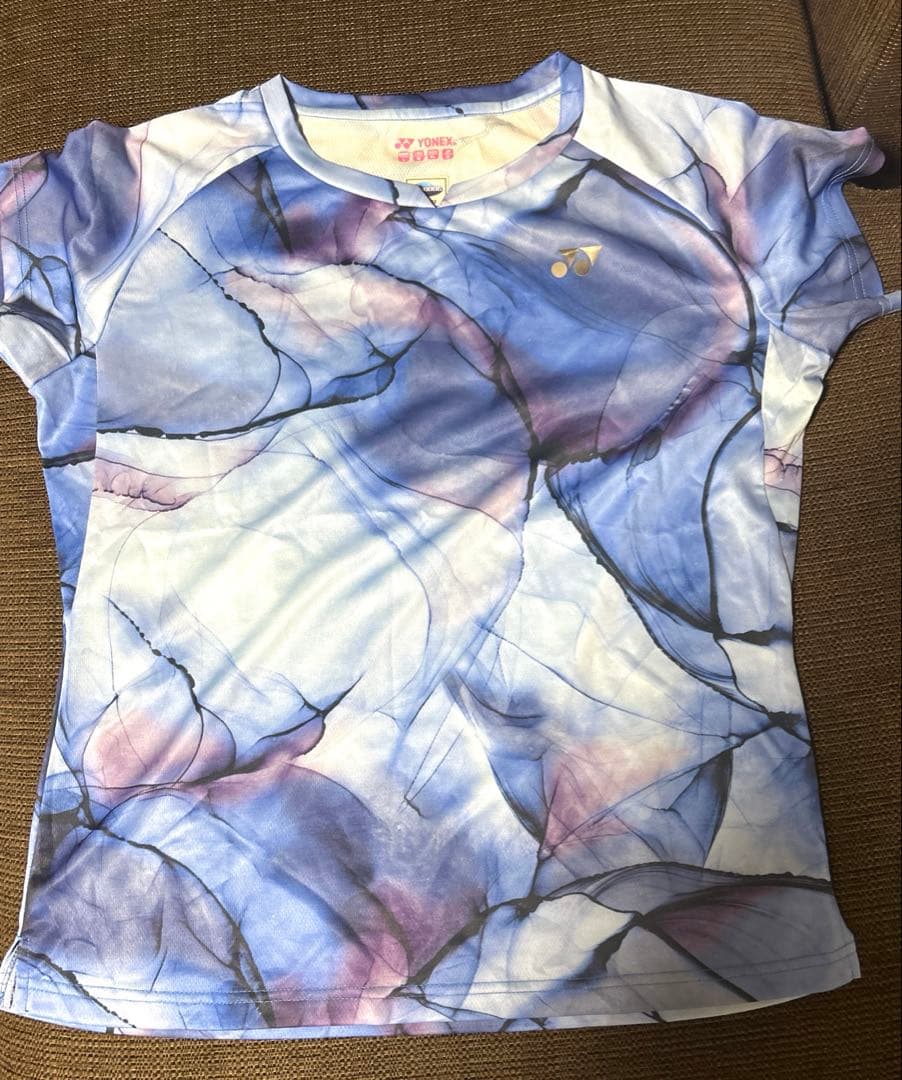 ヨネックステニスベリークールゲームシャツブルーOバドミントンレディースアドミラル