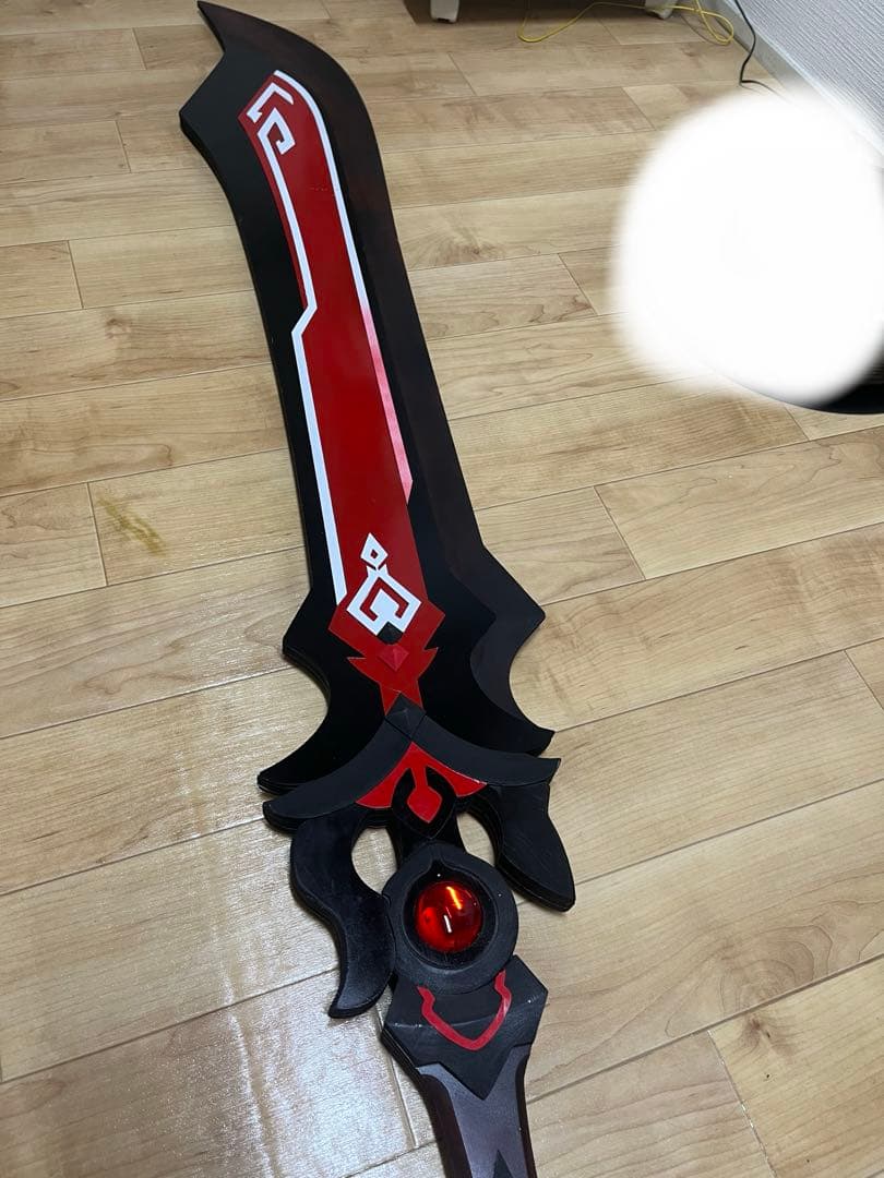 原神 北斗 コスプレ 武器 黒岩の斬刀