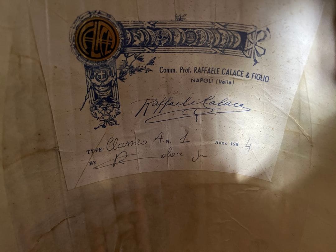 【美品】1984年製　カラーチェ・クラシコA マンドリン