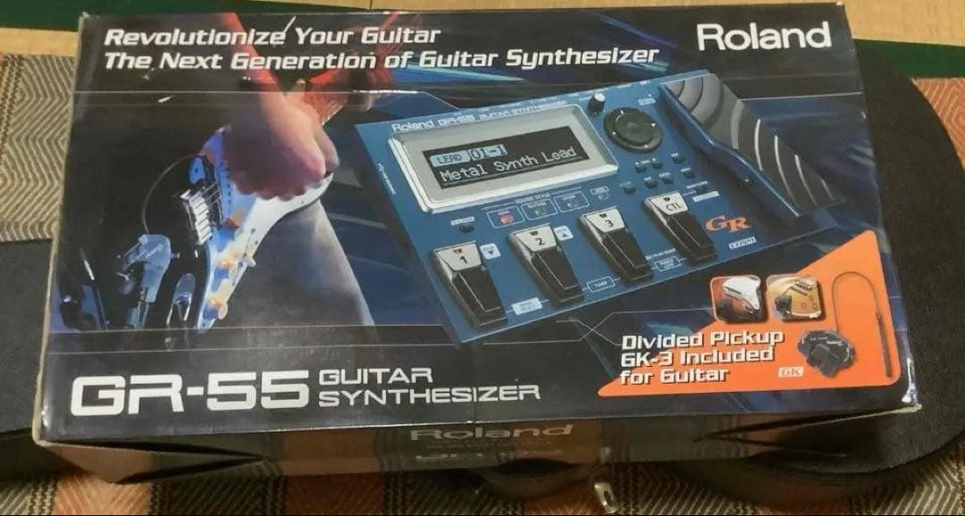 ローランドギターシンセサイザー青＋GK3ピックアップ未使用