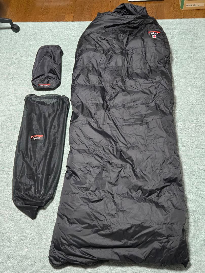 ナンガ オーロラテックス スクエアフット600 レギュラー ブラック