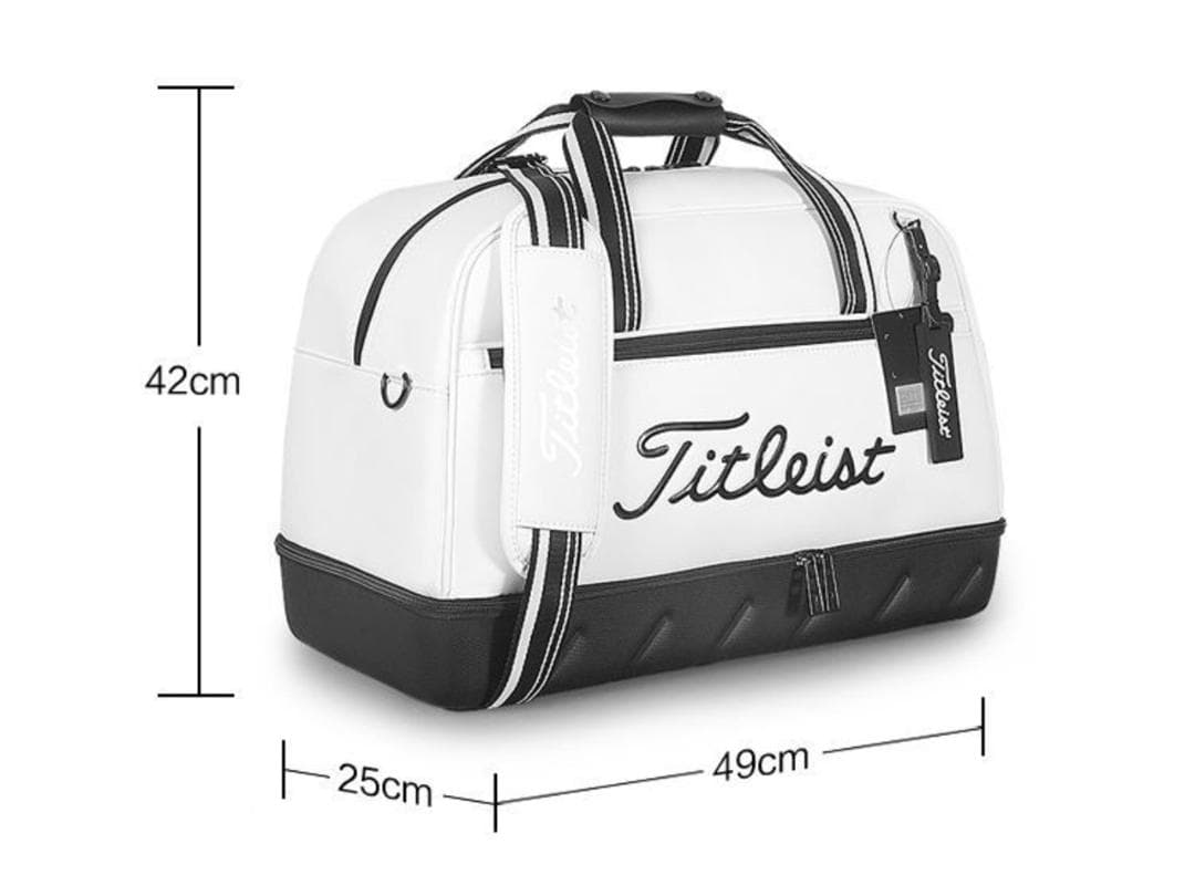 Titleist golf タイトリスト ゴルフ ボストンバッグ ホワイト 旅行