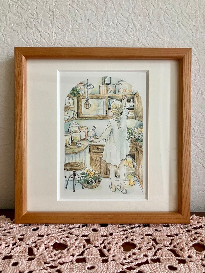 井田千秋　直筆画　原画　水彩