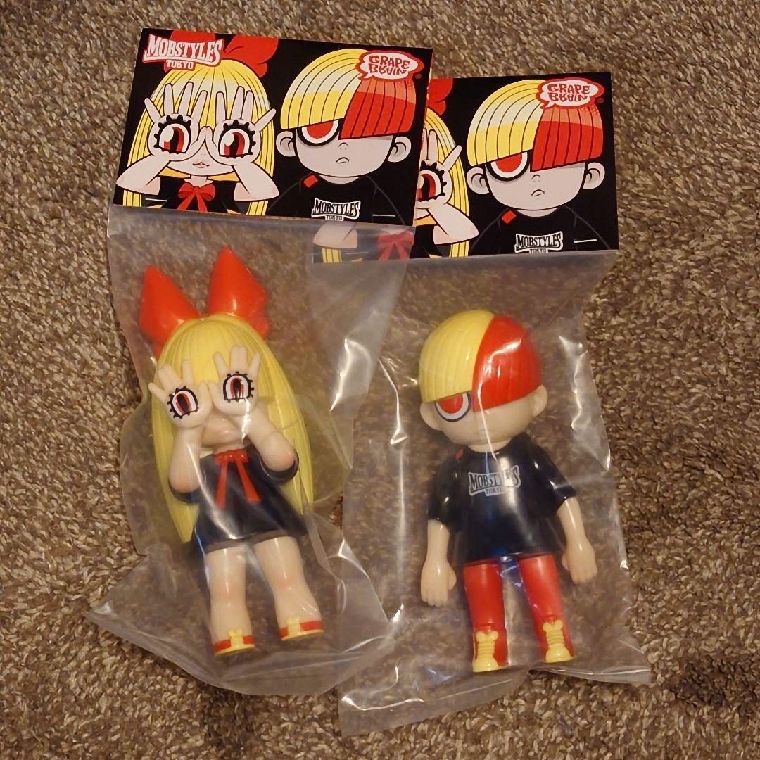 Grape Brain ＆Mosh MVG 限定 にぎるちゃん のりくん ソフビ