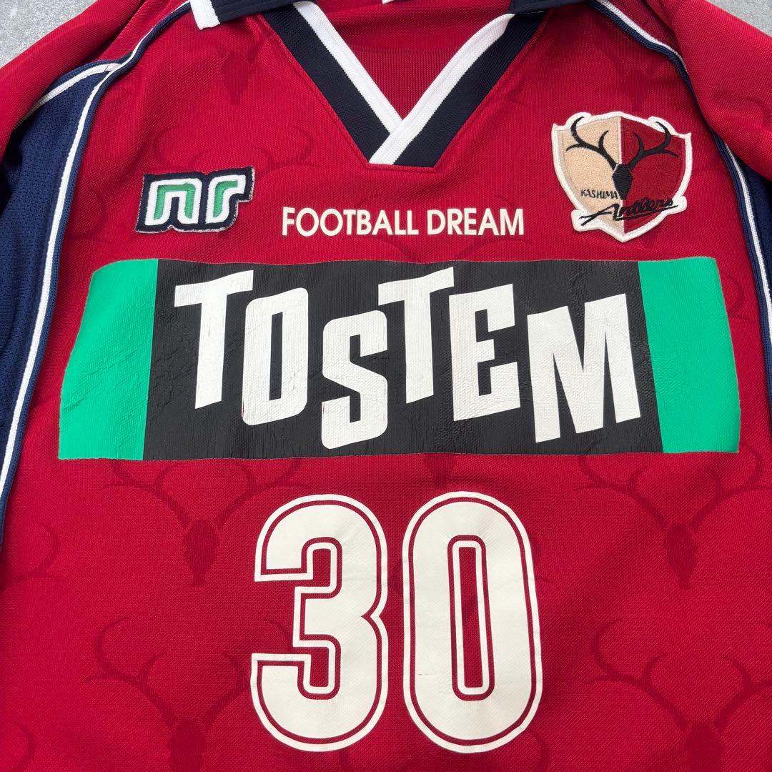 鹿島アントラーズ　長袖　ユニフォーム　サッカー　古着　シャツ　ジャケット