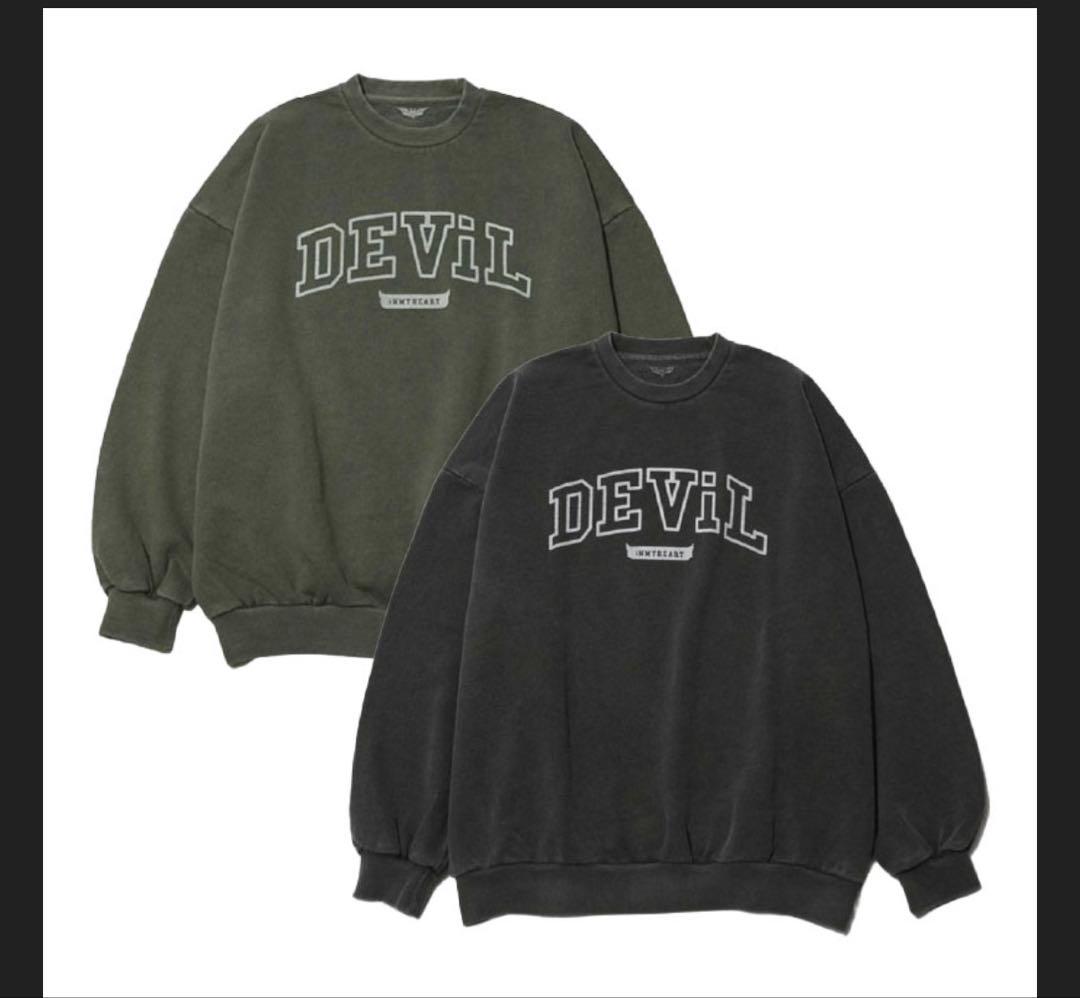 SiM カーキルーズフィットスエットトレーナー　サイズL タオルバンTラババン