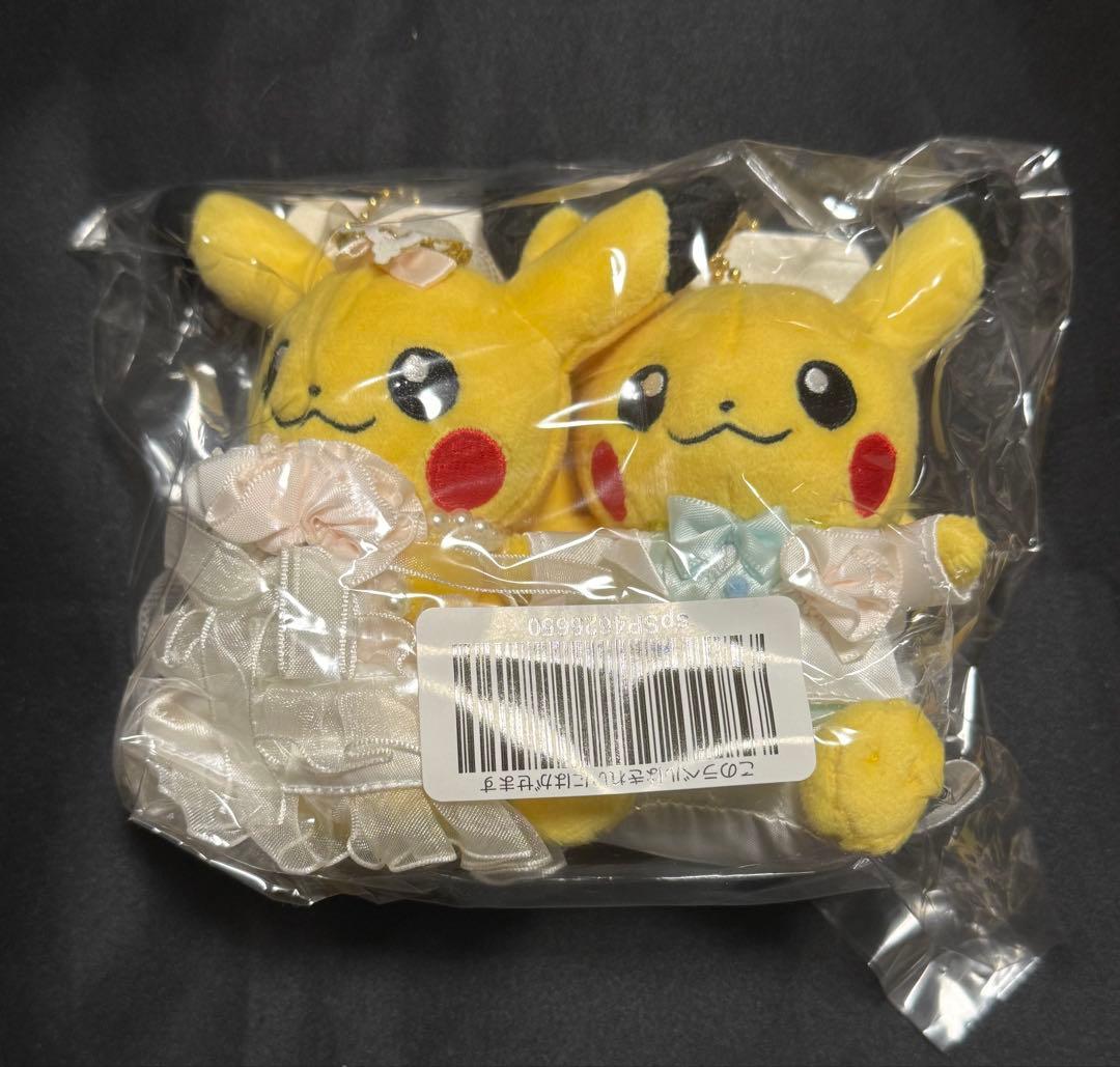 2018 マスコット　ペアピカチュウ　wedding