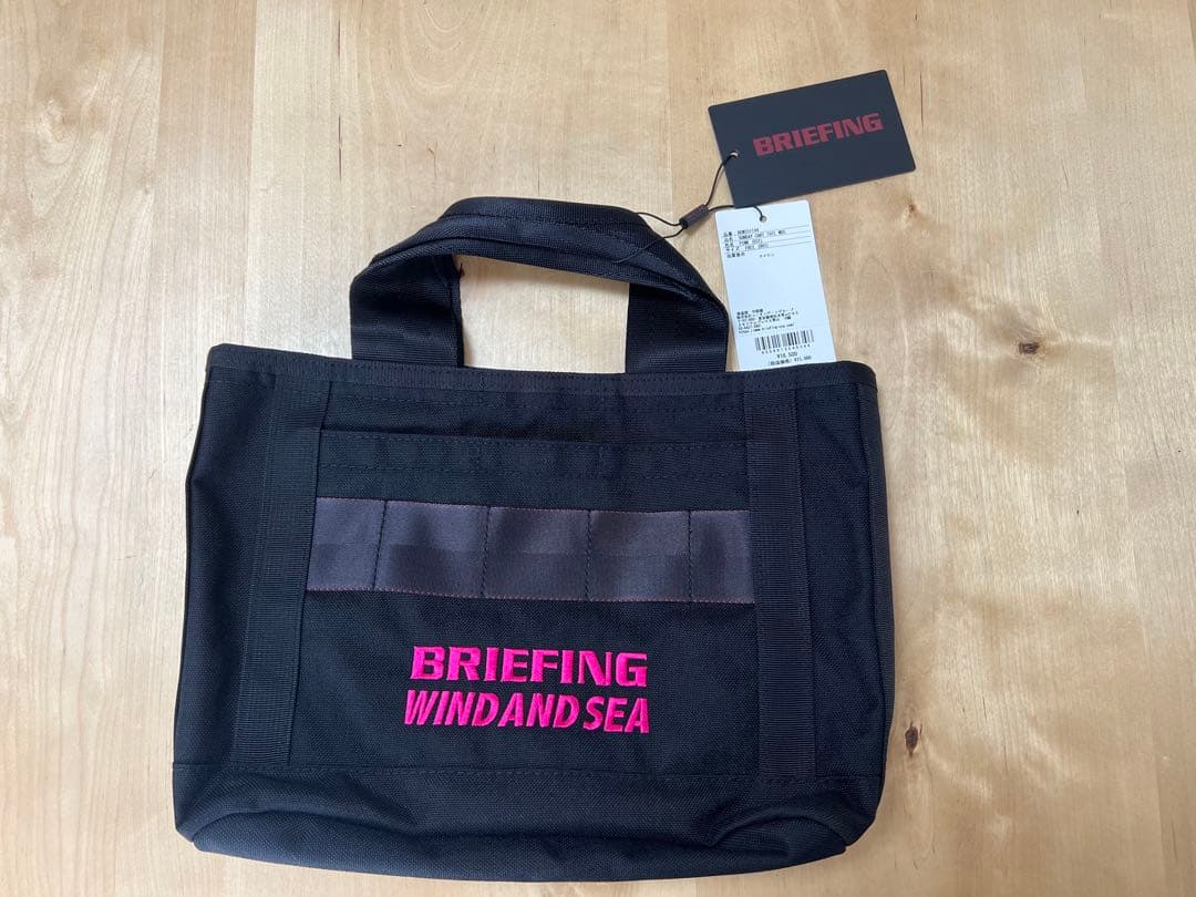 BRIEFING WIND AND SEA トートバッグ ブラック