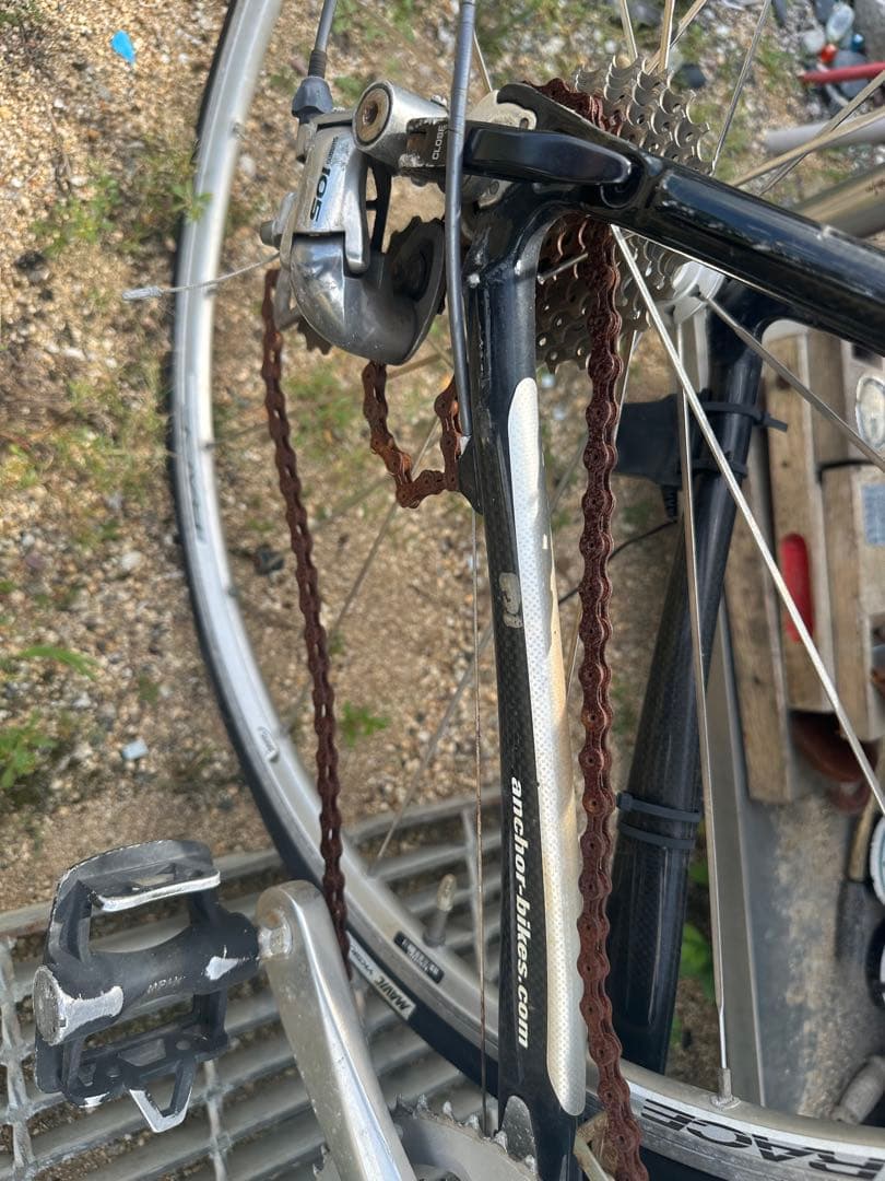 引き取り限定！ANCHOR RFX8 ロードバイク ブラック