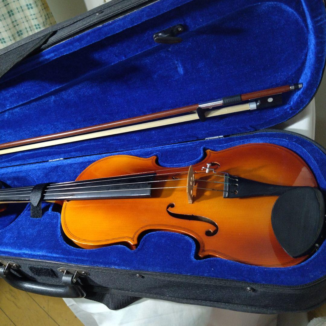 ♥美品♥大特価♥新品未使用のバイオリン4/4初心者用♥弓、ケ―ス、松脂つき
