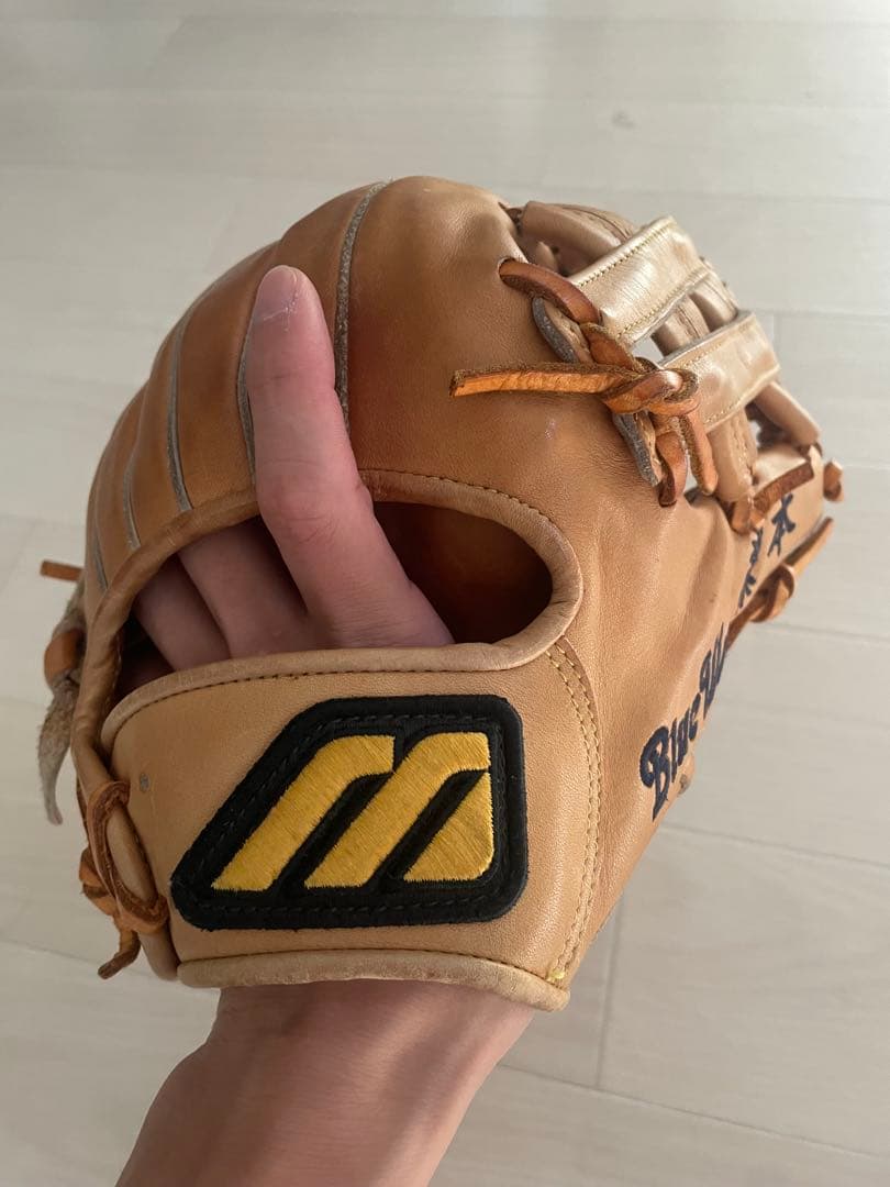 【値下げ中】【実使用】【希少】ビッグエム　ブルーウェーブ藤本選手　内野用