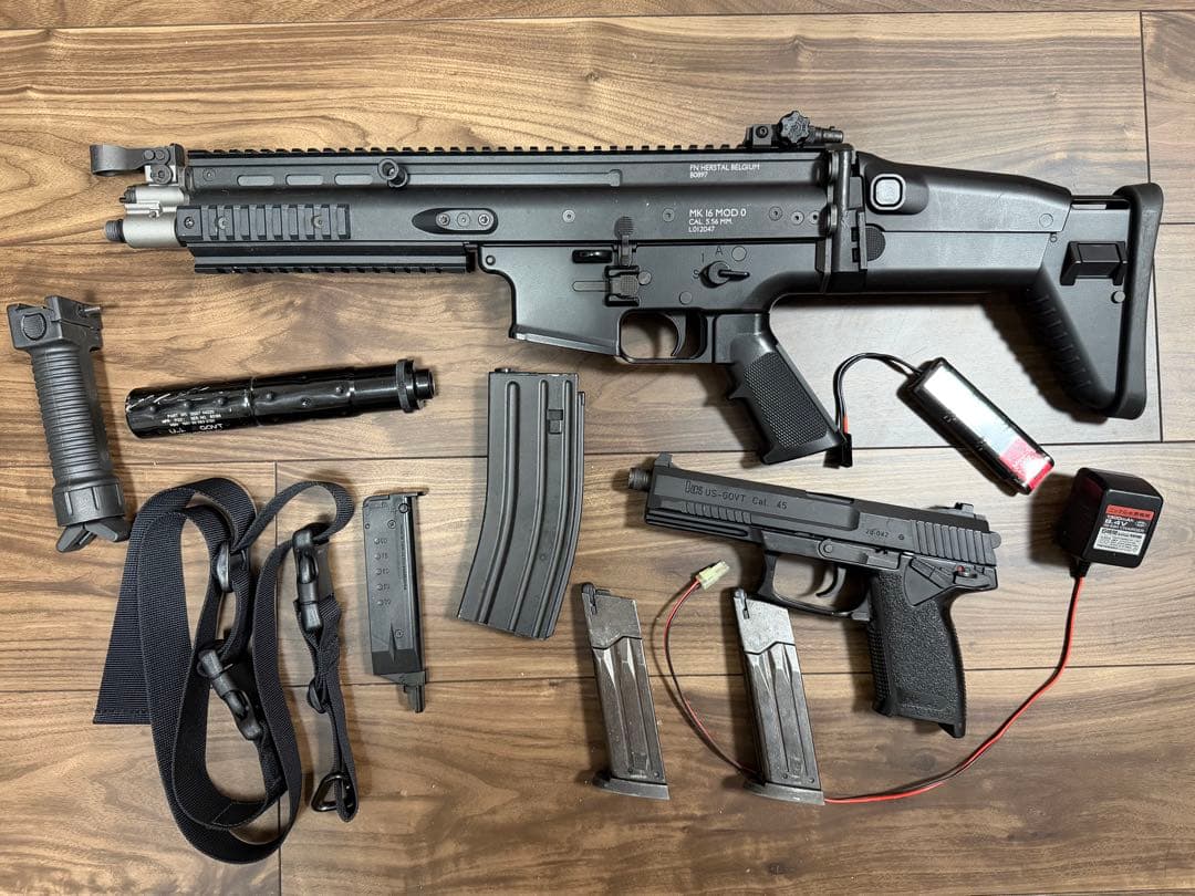 東京マルイ製 SCAR-L & MK23 装備一式セット