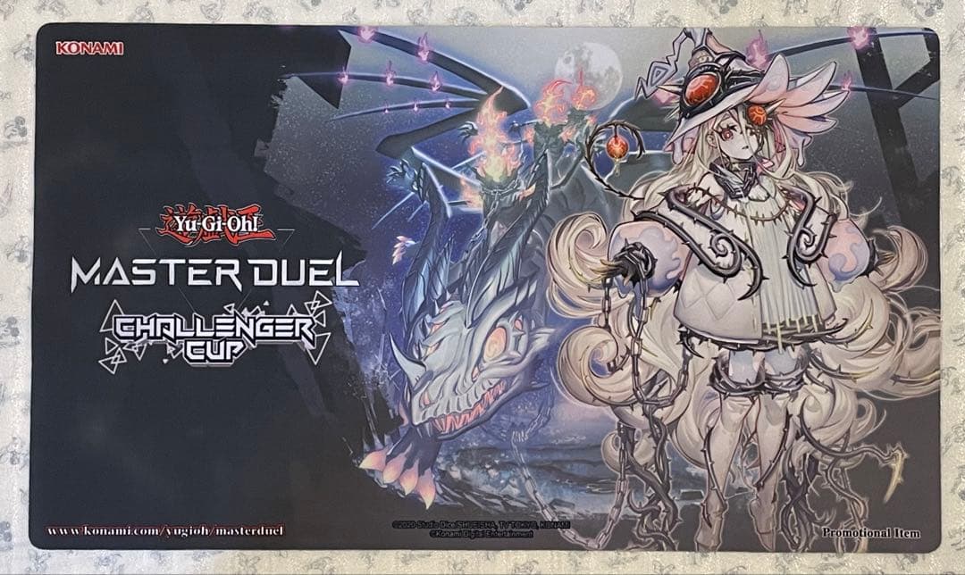 希少 白き森の聖徒リゼット マスターデュエル プレイマット 遊戯王