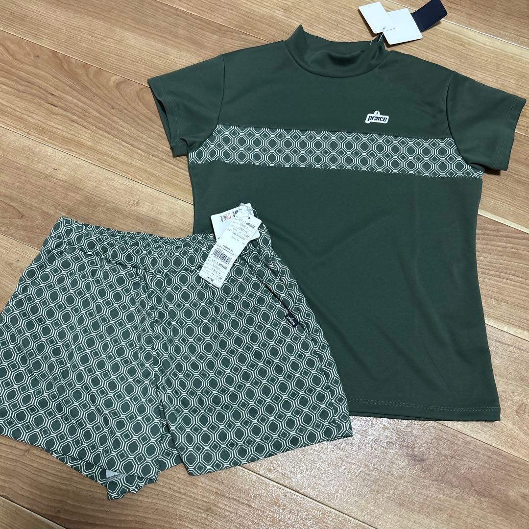 プリンス　prince テニスウェア ゲームシャツ ショートパンツ　半ズボン