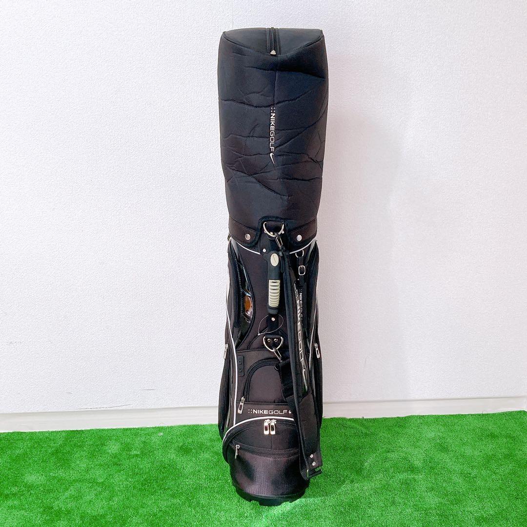 NIKE GOLF キャディバッグ 6口 フード付き 廃盤品 希少 レア BK