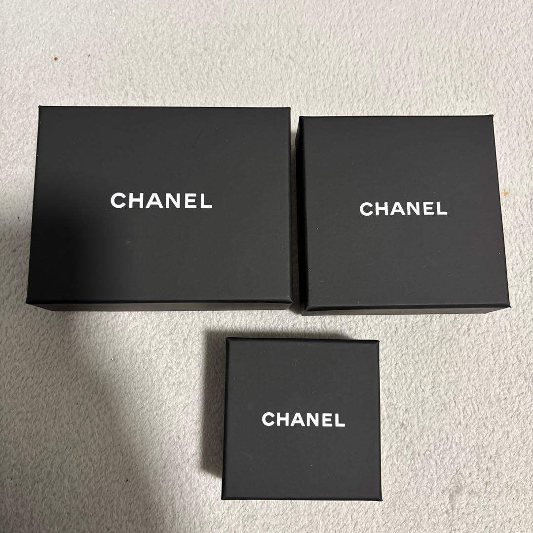 CHANEL ギフトボックス 3個セット ブラック