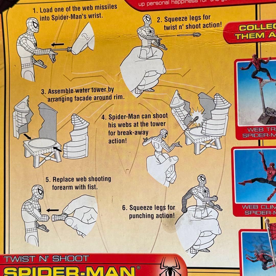 トイビズ社　映画スパイダーマン2 ツイストンシュート　スパイダーマン　フィギュア