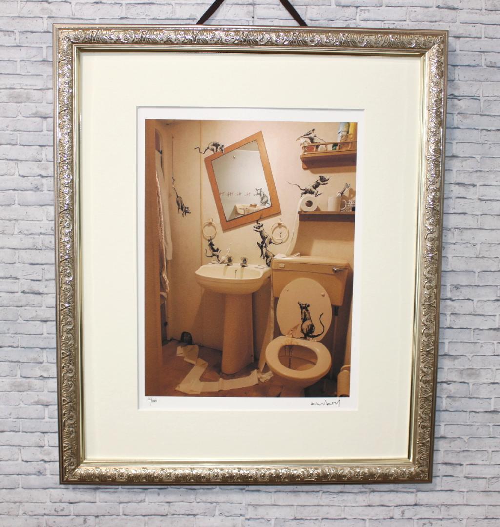 バンクシー Banksy Bathroom エスタンプ リトグラフ