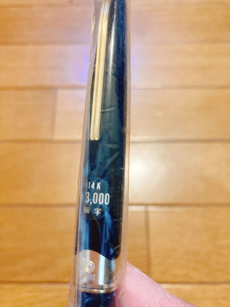 14K 14プラチナム　細ペン