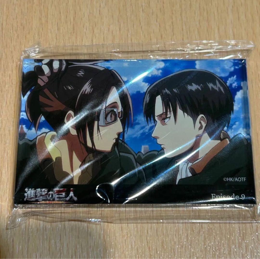 進撃の巨人 attackontitan 場面写アクリルブロック リヴァイ ハンジ