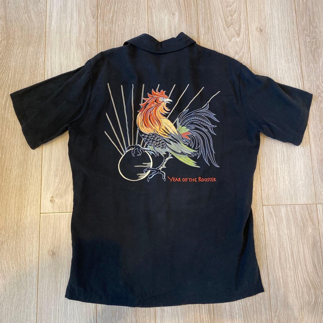 TORI RICHARD アロハシャツ　刺繍