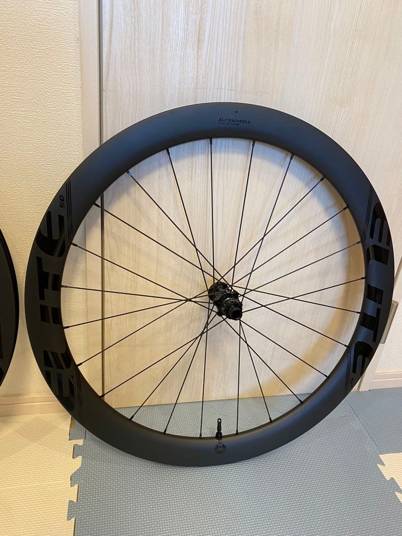 ELITEWHEELS EDGE カーボンホイール1347g50mm XDR専用