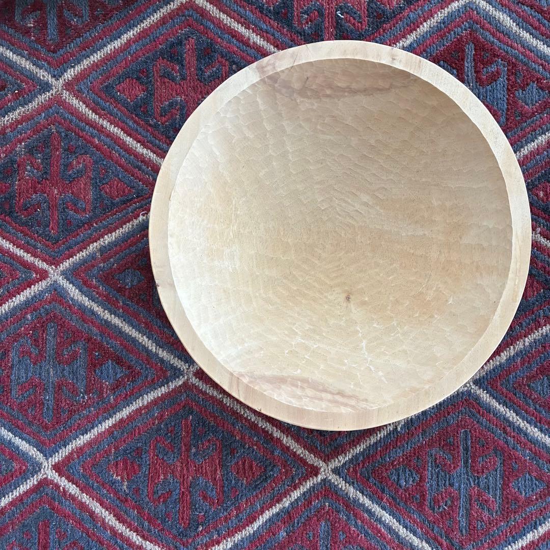 東北　こね鉢　木鉢　蕎麦　うどん　栃の木　手彫り　くり抜き　10寸　十寸