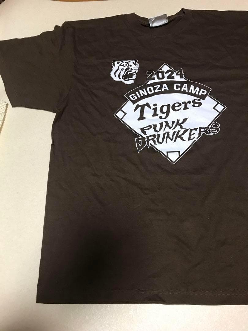 punkdrunkers XXL 阪神タイガース 未使用 Tシャツ 茶 虎 半袖