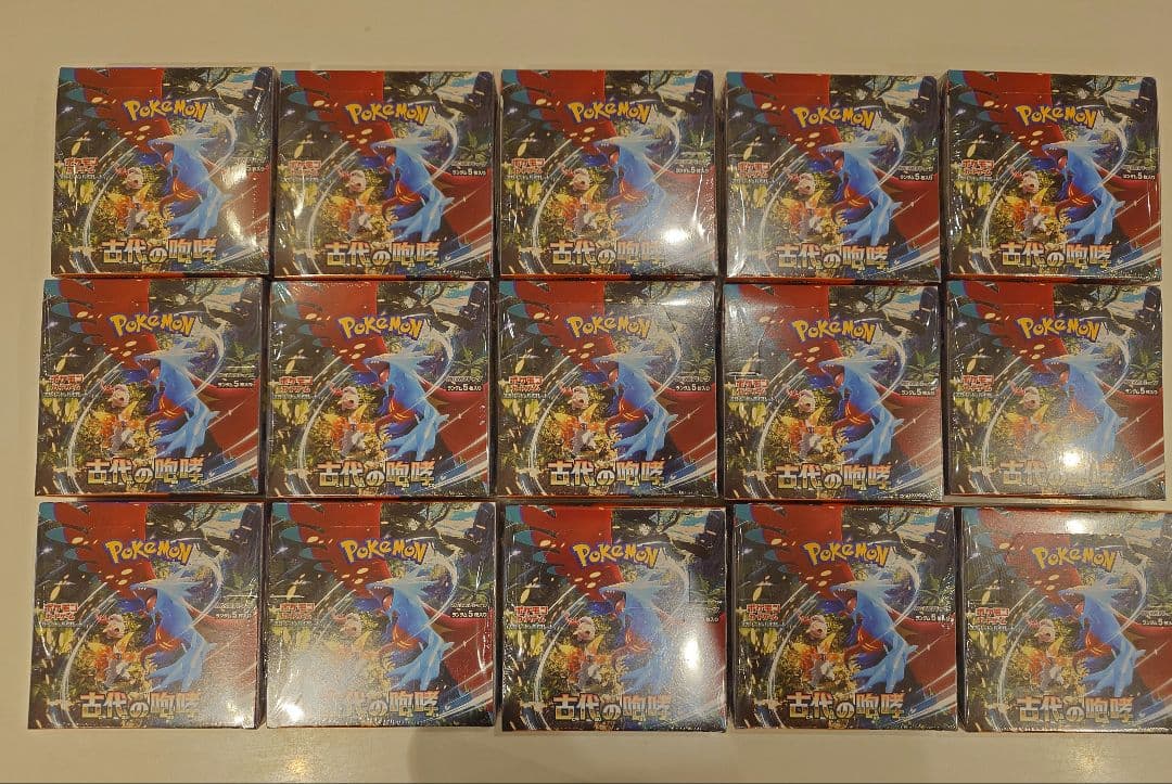 【シュリンク有】ポケモンカードゲーム　古代の咆哮　15BOX