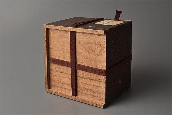 k522 【名品！萩の七化け】茶道具　古萩筒茶碗　煎茶道具