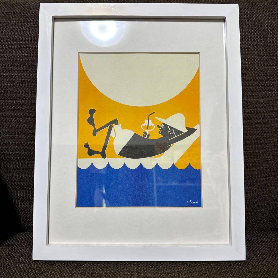 花井祐介 額付きポスター