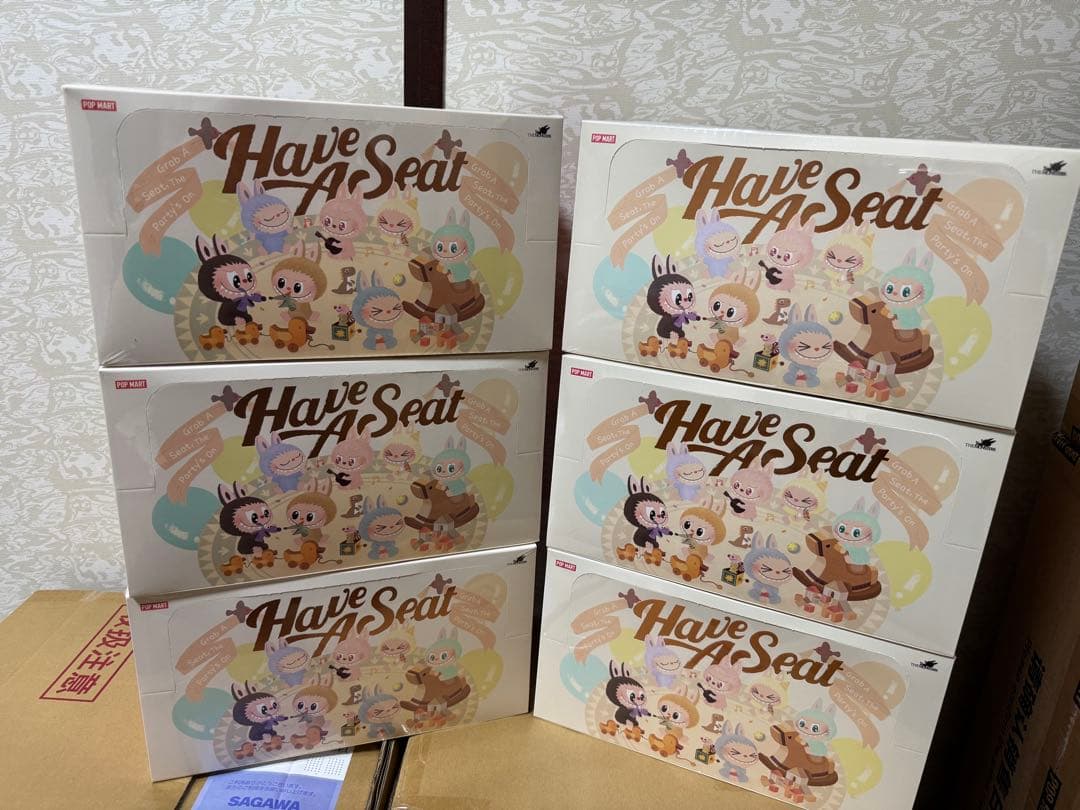 LABUBU THE MONSTERS Have A Seatぬいぐるみ　6個